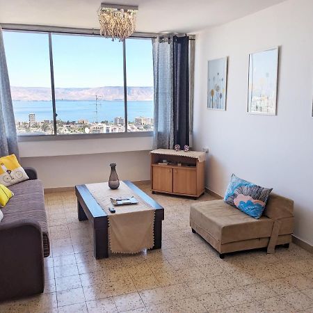 1Bdrm Apt With Panoramic View Of Sea And Mountains Тверия Экстерьер фото