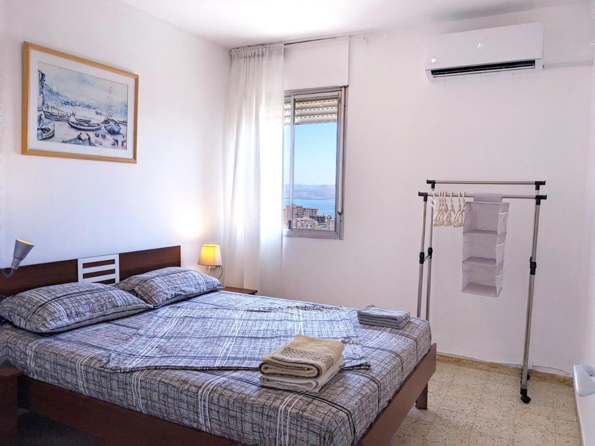 1Bdrm Apt With Panoramic View Of Sea And Mountains Тверия Экстерьер фото